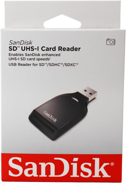 SanDisk USB 3.0 Kaartlezer, SD, Zwart SDDR-C531-GNANN