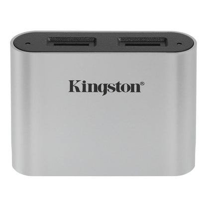 Lecteur de cartes Kingston Workflow USB 3.2, double microSD, gris WFS-SDC 