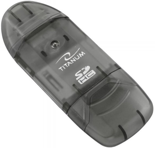 Lecteur de carte USB Esperanza Titanum TA101K, SD, Noir
