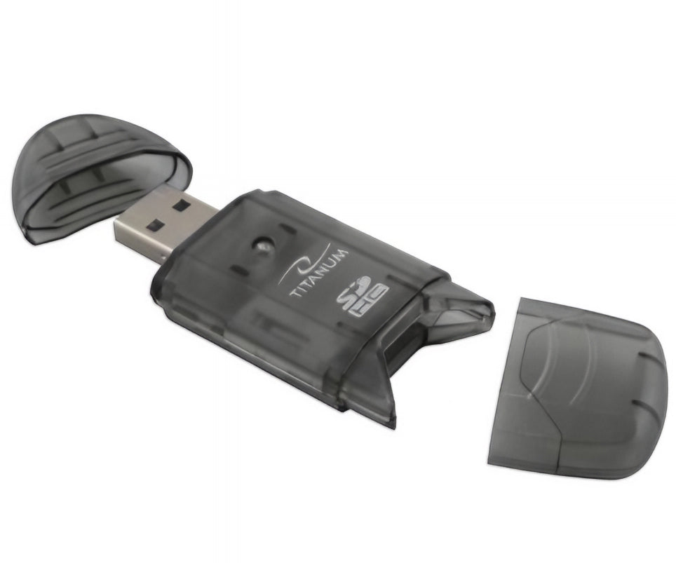 USB-kaartlezer Esperanza Titanum TA101K, SD, Zwart