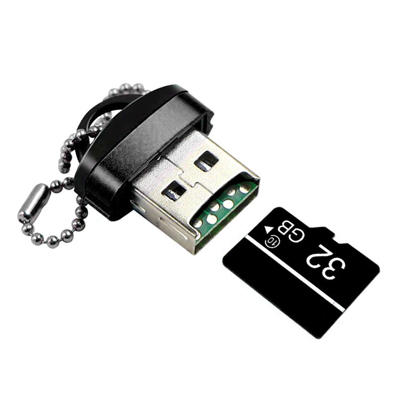 Lecteur de carte USB OEM CR01, microSD, Noir