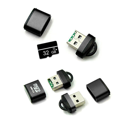 Lecteur de carte USB OEM CR01, microSD, Noir