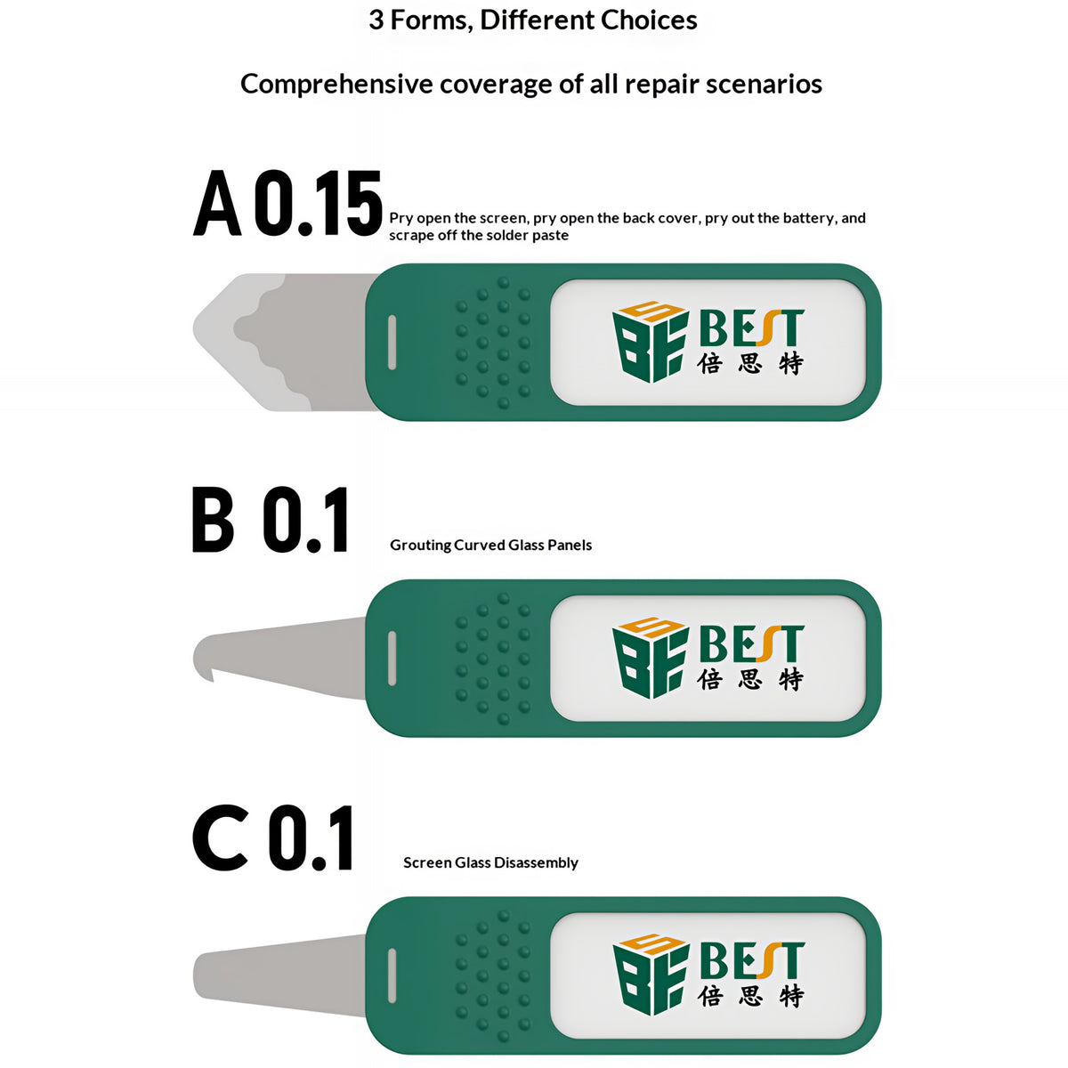 Metalen Clips Best BST-146, 3in1