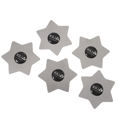Clips Métallique Xili Hexagone, Set de 5 pièces