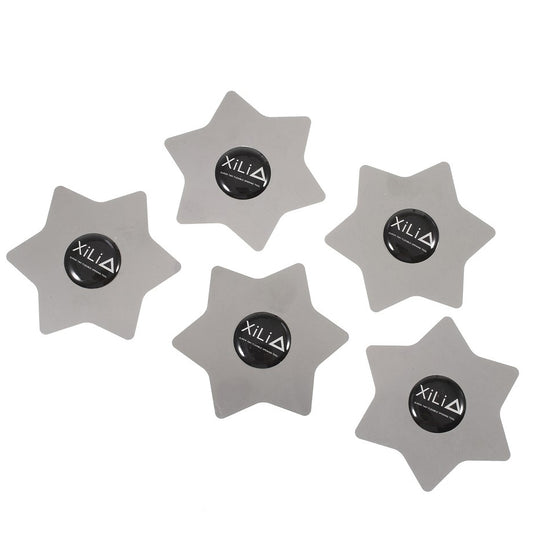 Metallklammer Xili Hexagon, 5 Stück Set