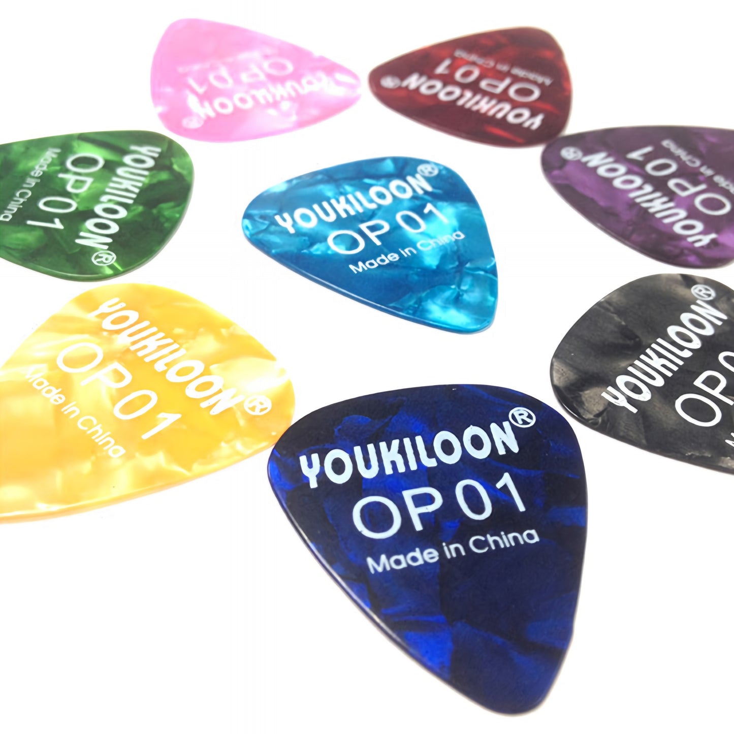Clips en plastique Youkiloon OP01, Couleurs variées