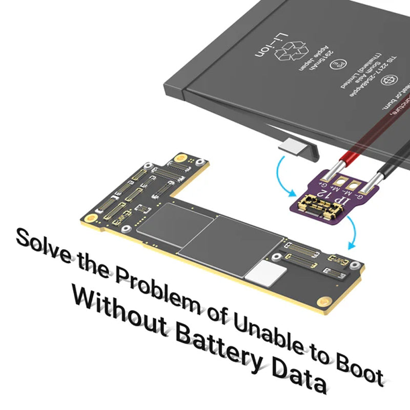 Connecteur FPC 2UUL BT02 pour Batterie Apple iPhone 8 - 15 Pro Max / Série Android