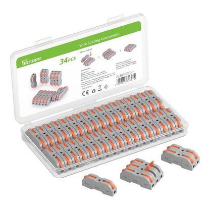 Sonoff D1-1 Kabelverbinder, Set mit 34 Stück