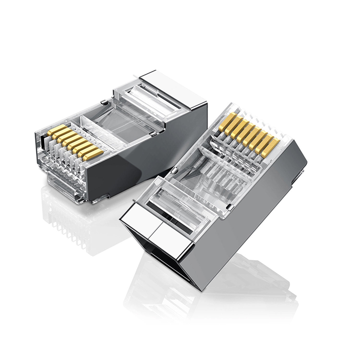 Netwerkconnector UGREEN NW111, RJ45, Cat6, Set 50 stuks