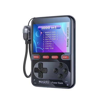 Draagbare Spelconsole met Externe Batterij Yesido YP87, Zwart