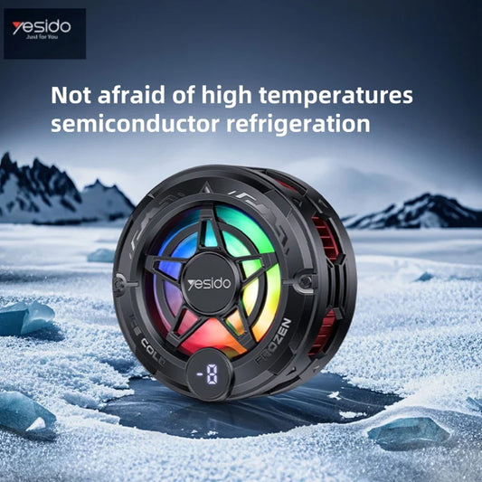 Refroidisseur de jeu pour téléphone Yesido C226, Gris