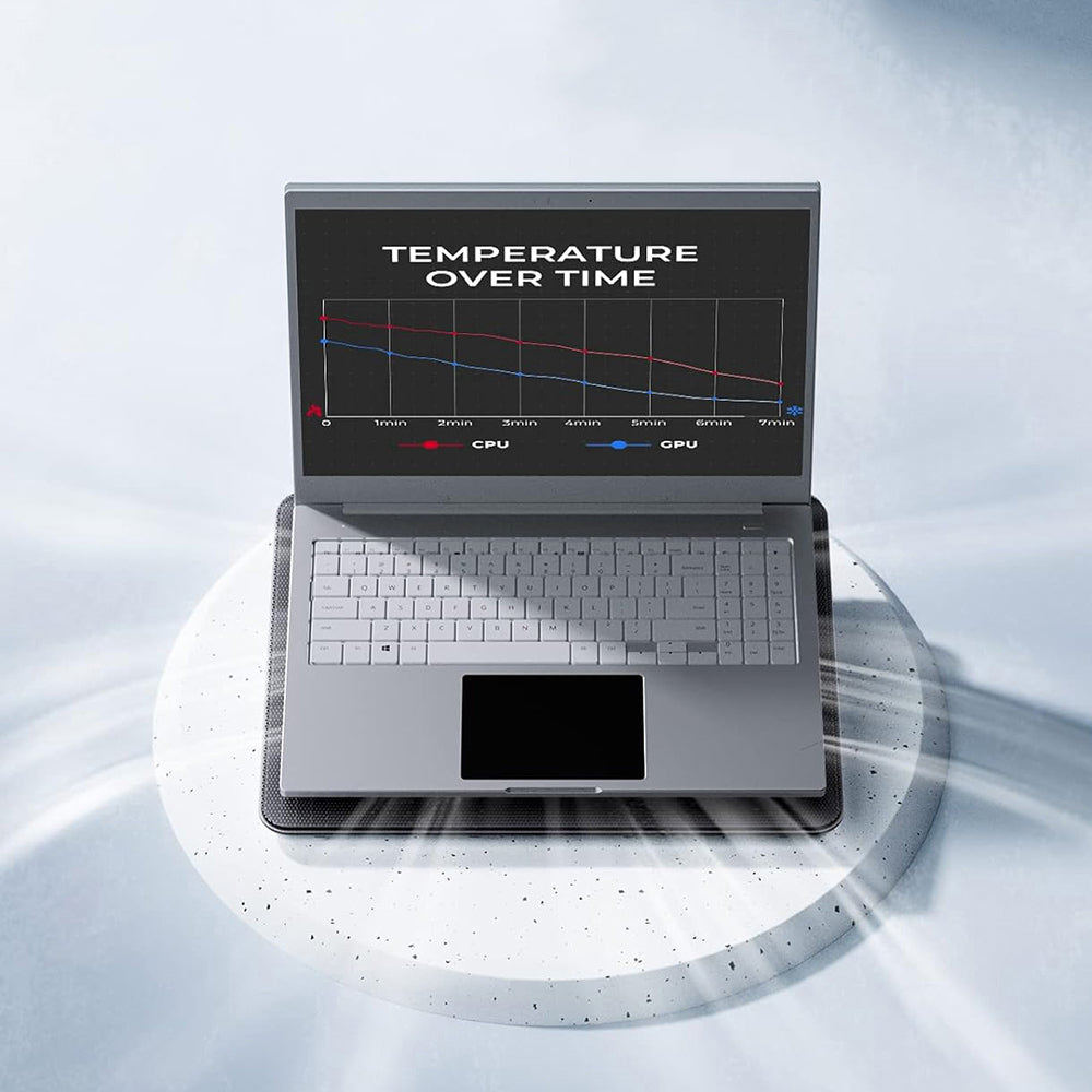 Cooler HAVIT F2067 für Laptop 9inch - 18.3inch, Schwarz