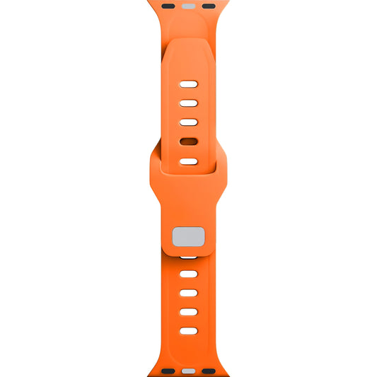 3MK Siliconenbandje voor Apple Watch 41mm / 40mm / 38mm Series, Oranje 