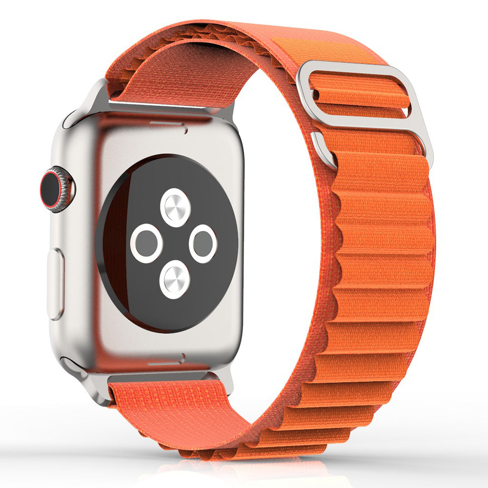 Techsuit W037 herenriem voor Apple Watch 42mm / 41mm / 40mm / 38mm Series, Oranje