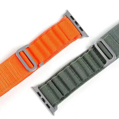 Techsuit W037 herenriem voor Apple Watch 42mm / 41mm / 40mm / 38mm Series, Oranje