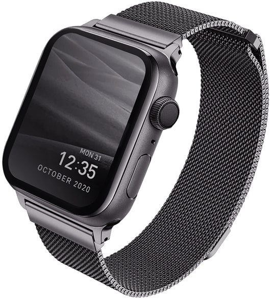Bracelet UNIQ Dante pour Apple Watch 45mm / 44mm / 42mm Series, Gris
