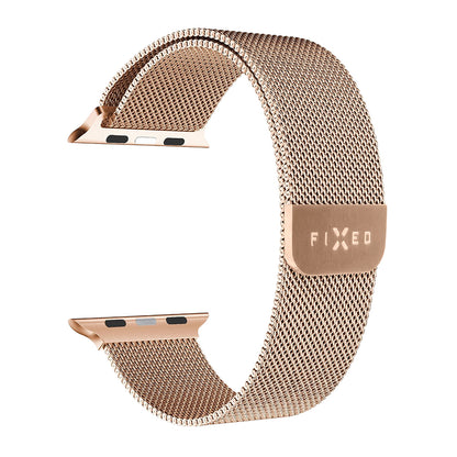 Fixed Mesh Armband für Apple Watch 42mm / 41mm / 40mm / 38mm Serie, Roségold