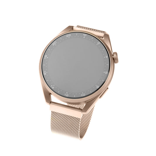 Fixed Mesh Armband für Huawei Watch / Garmin Watch Series, 18mm, Roségold