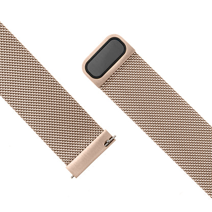 Fixed Mesh band voor Samsung Galaxy Watch / Huawei Watch Series, 20mm, Rosé Goud