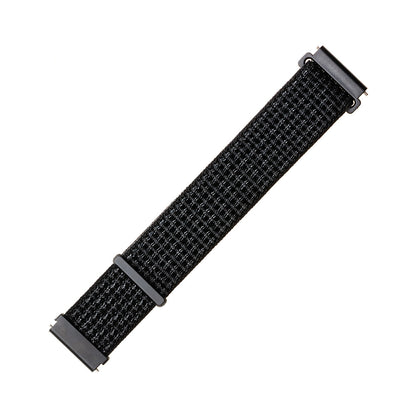 Fixed Nylon Band voor Huawei Watch / Xiaomi Watch Series, 22mm, Mat Zwart