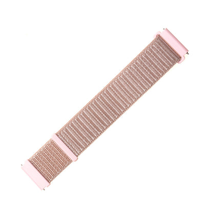 Fixed Nylon Band voor Samsung Galaxy Watch / Huawei Watch Series, 20mm, Rosé Goud