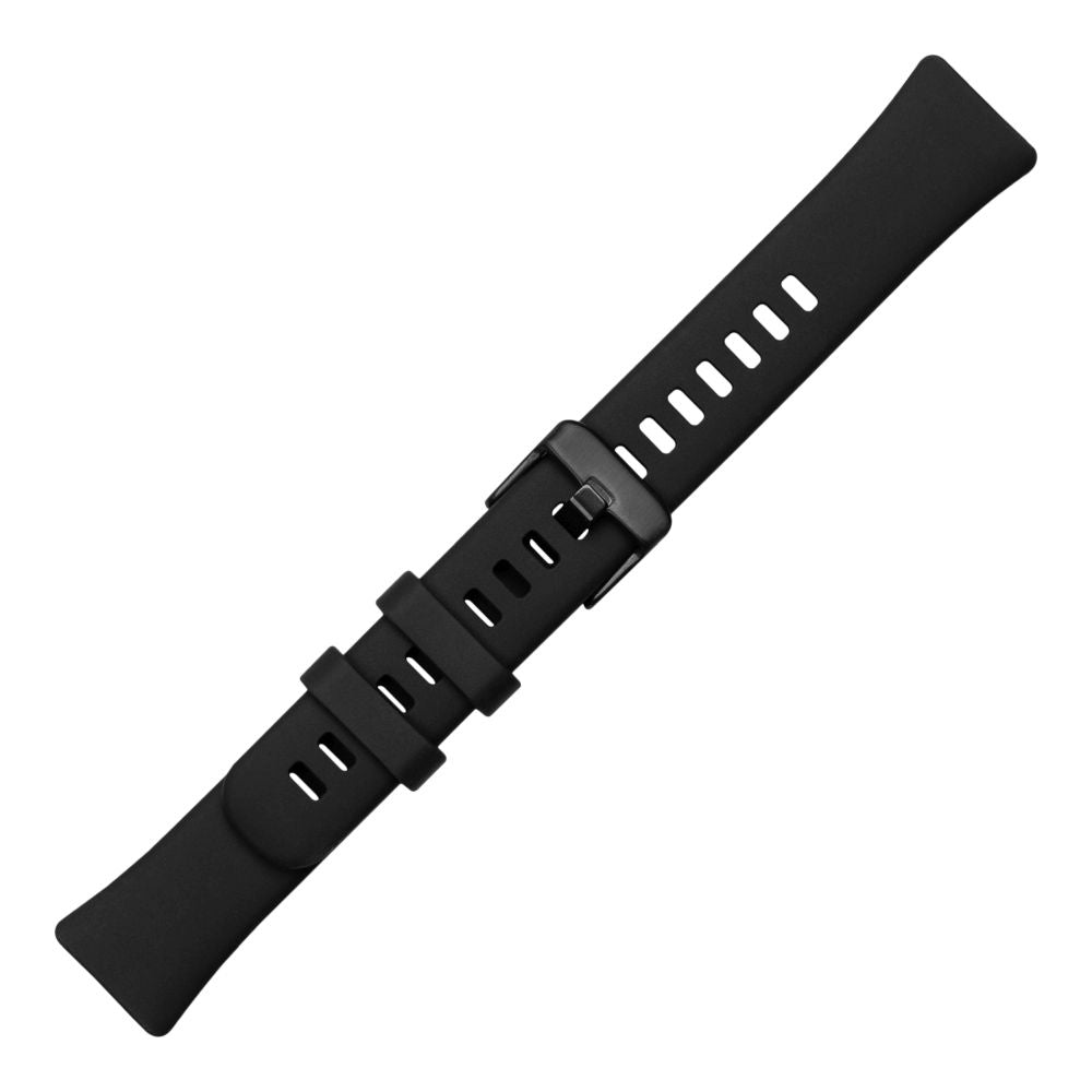 Bracelet en silicone Fixed pour Huawei Band 10 / 9 / 8, Noir