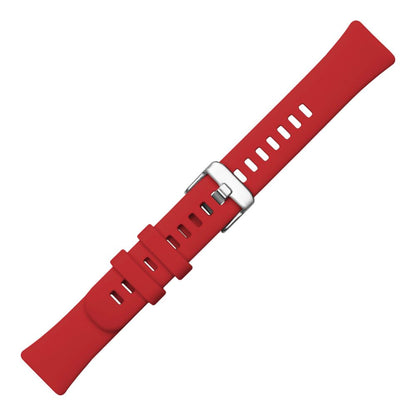 Bracelet en silicone Fixed pour Huawei Band 10 / 9 / 8, Rouge