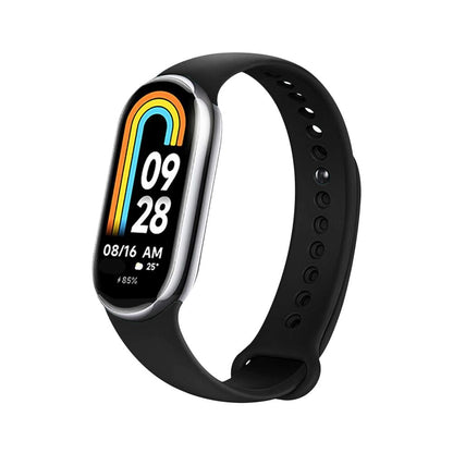 Fixed Silicone Band voor Xiaomi Smart Band 9 / 8, Zwart