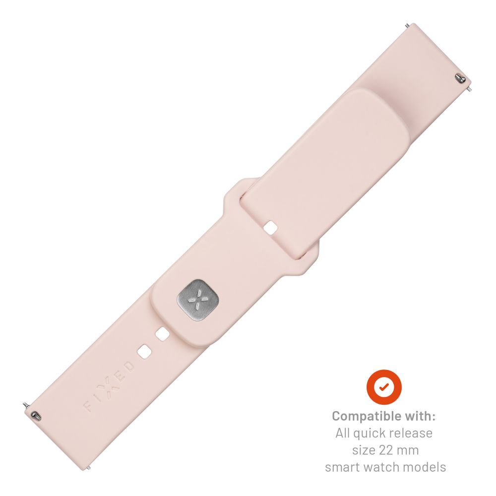 Fixed Silicone Sporty Armband für Huawei Watch / Xiaomi Watch Series, 22mm, Rosa