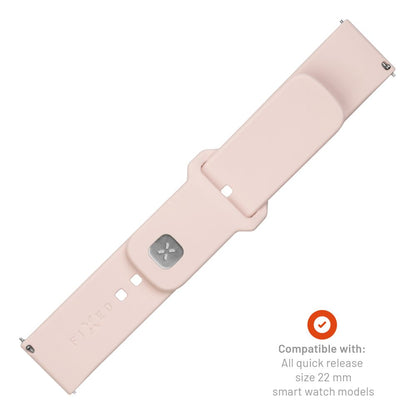 Fixed Silicone Sporty Armband für Huawei Watch / Xiaomi Watch Series, 22mm, Rosa