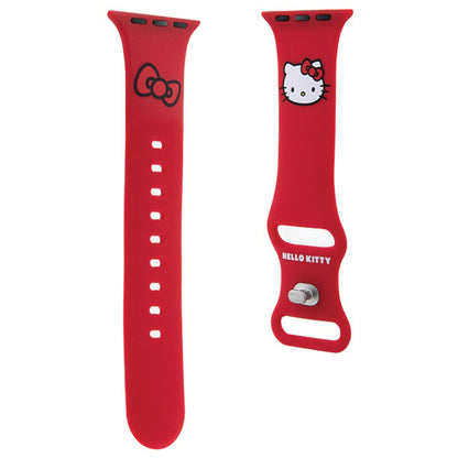 Hello Kitty Siliconen Kitty Head Band voor Apple Watch 42mm / 41mm / 40mm / 38mm Series, Roze
