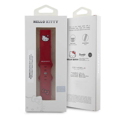 Hello Kitty Siliconen Kitty Head band voor Samsung Galaxy Watch / Huawei Watch 46mm / 45mm / 41mm Series, Roze