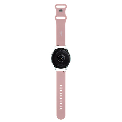 Hello Kitty Silikonarmband Kitty Head für Samsung Galaxy Watch / Huawei Watch 46mm / 45mm / 41mm Serie, Rosa