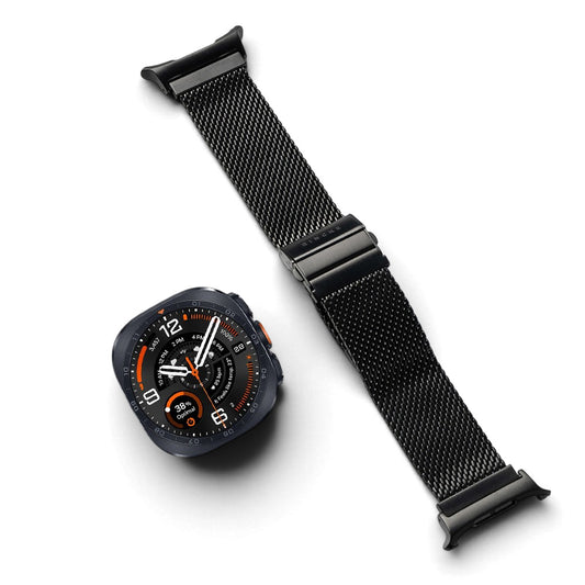 Bracelet Ringke Metal One Mesh pour Samsung Galaxy Watch Ultra2, noir
