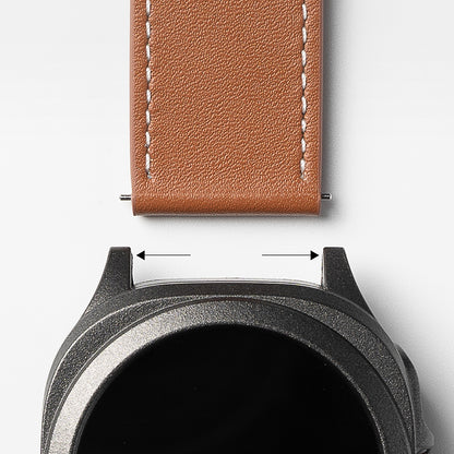 Ringke One Basic Bold band voor Fossil Watch / Mobvoi Watch / Suunto Watch Series, 24mm, Wit