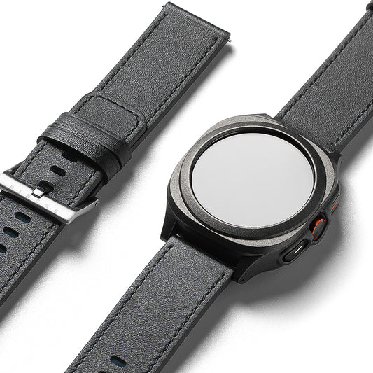 Ringke One Basic Bold band voor Fossil Watch / Mobvoi Watch / Suunto Watch Series, 24mm, Zwart