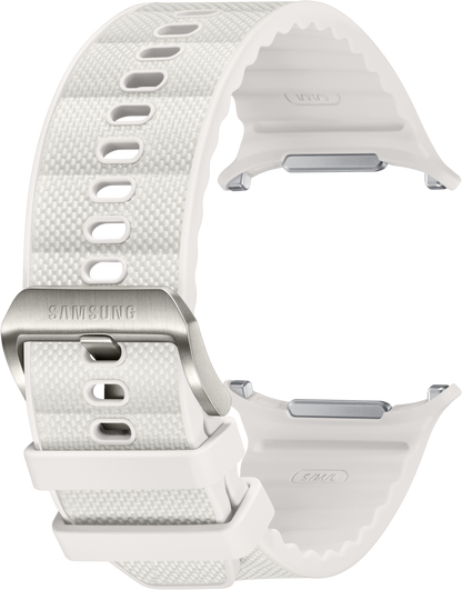 Bracelet Samsung PeakForm pour Galaxy Watch Ultra, M/L, blanc ET-SBL70MWEGEU 