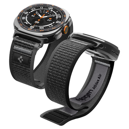 Spigen Athlex Air band voor Samsung Galaxy Watch Ultra Series, Zwart Grijs AMP11614