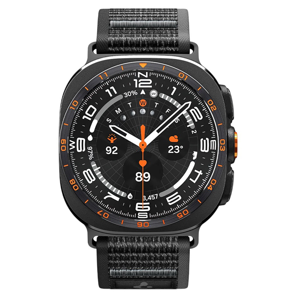 Spigen Athlex Air band voor Samsung Galaxy Watch Ultra Series, Zwart Grijs AMP11614