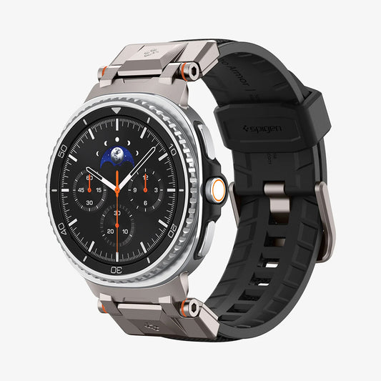 Spigen DuraPro Armor band voor Samsung Galaxy Watch9 / Watch8 / Watch8 Classic Series, Grijs AMP10118