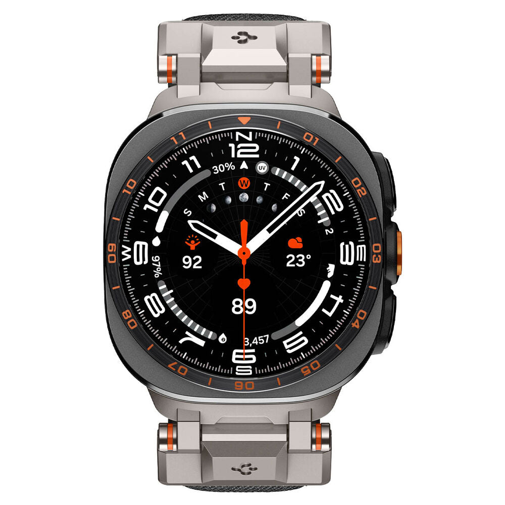 Spigen DuraPro Armor band voor Samsung Galaxy Watch Ultra Series, Zwart AMP11615