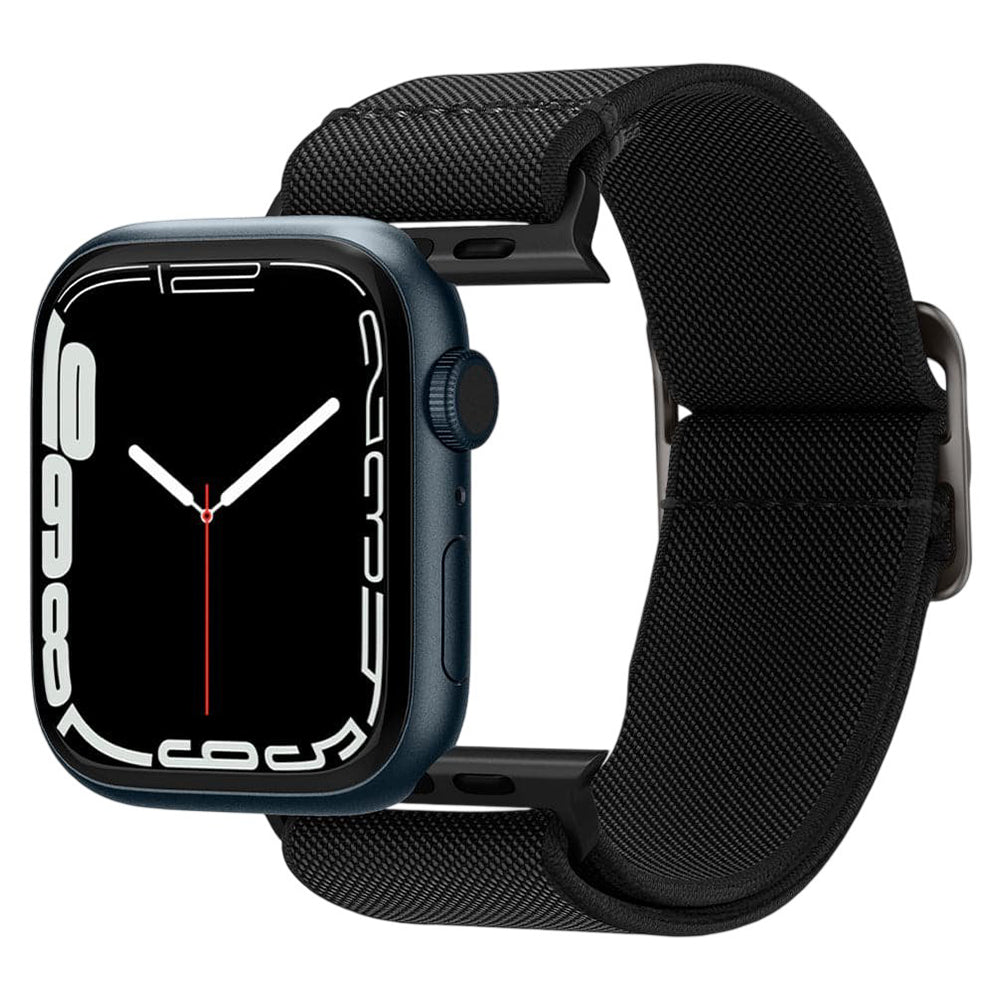 Spigen Lite Fit Armband für Apple Watch 42mm / 41mm / 40mm Series, Schwarz AMP02290