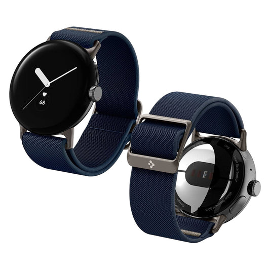 Spigen Lite Fit Armband für Google Pixel Watch 45mm Serie, Marineblau AMP07607
