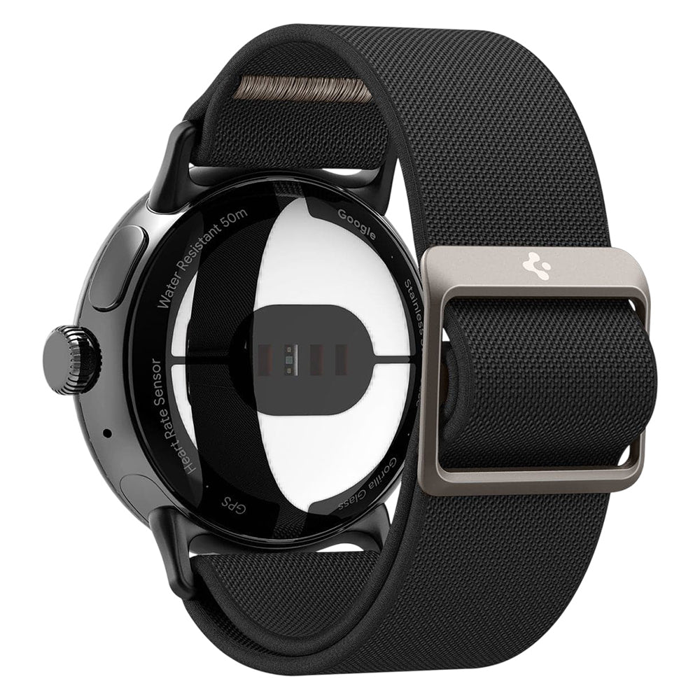 Spigen Lite Fit Armband für Google Pixel Watch 45mm Series, Schwarz AMP07601