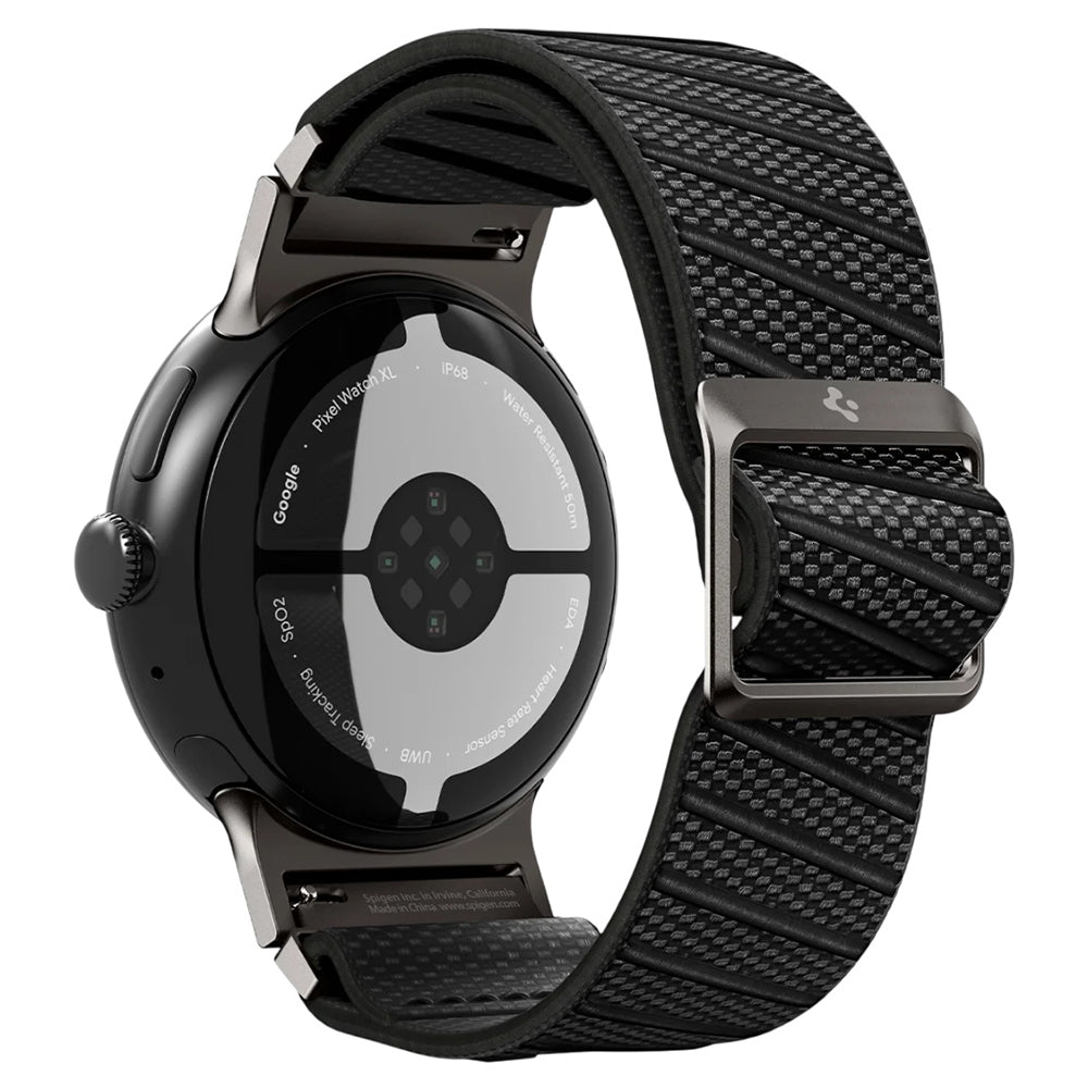 Spigen Lite Fit X band voor Google Pixel Watch 4 41mm / Watch 3 41mm / Watch 2 / Watch, Zwart AMP11420