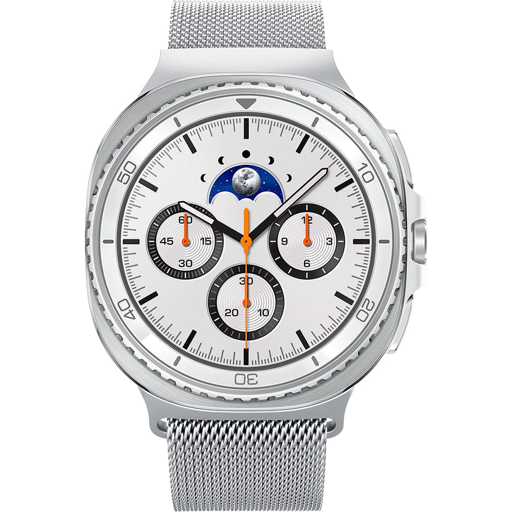 Spigen Metal Fit band voor Samsung Galaxy Watch9 / Watch8 / Watch8 Classic Series, Zilver AMP10121