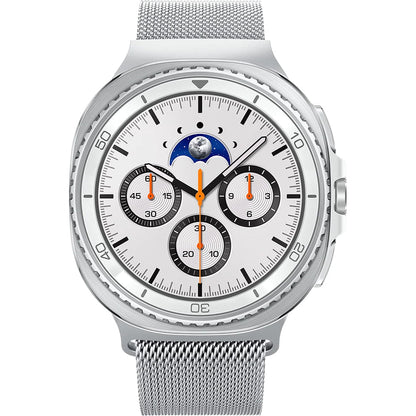 Spigen Metal Fit band voor Samsung Galaxy Watch9 / Watch8 / Watch8 Classic Series, Zilver AMP10121