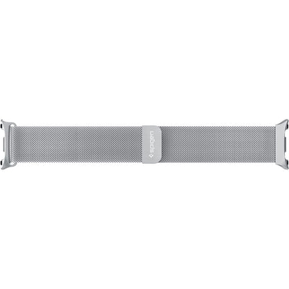 Spigen Metal Fit band voor Samsung Galaxy Watch9 / Watch8 / Watch8 Classic Series, Zilver AMP10121
