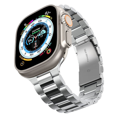 Bracelet Spigen Modern Fit 316L pour Apple Watch 49mm / 46mm / 45mm / 44mm / 42mm Series, Argenté AMP06356
