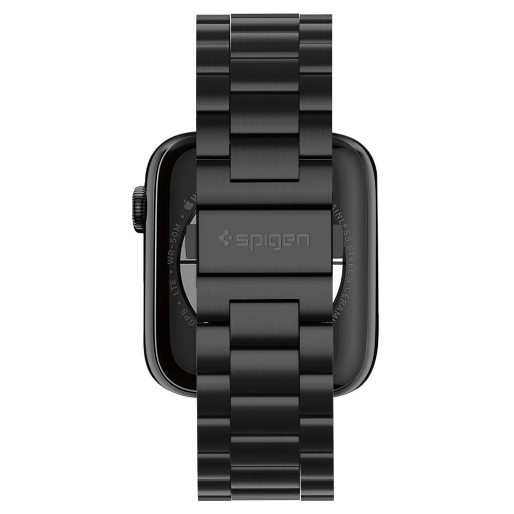 Spigen Modern Fit band voor Apple Watch 49mm / 46mm / 45mm / 44mm / 42mm Series, Zwart 062MP25403